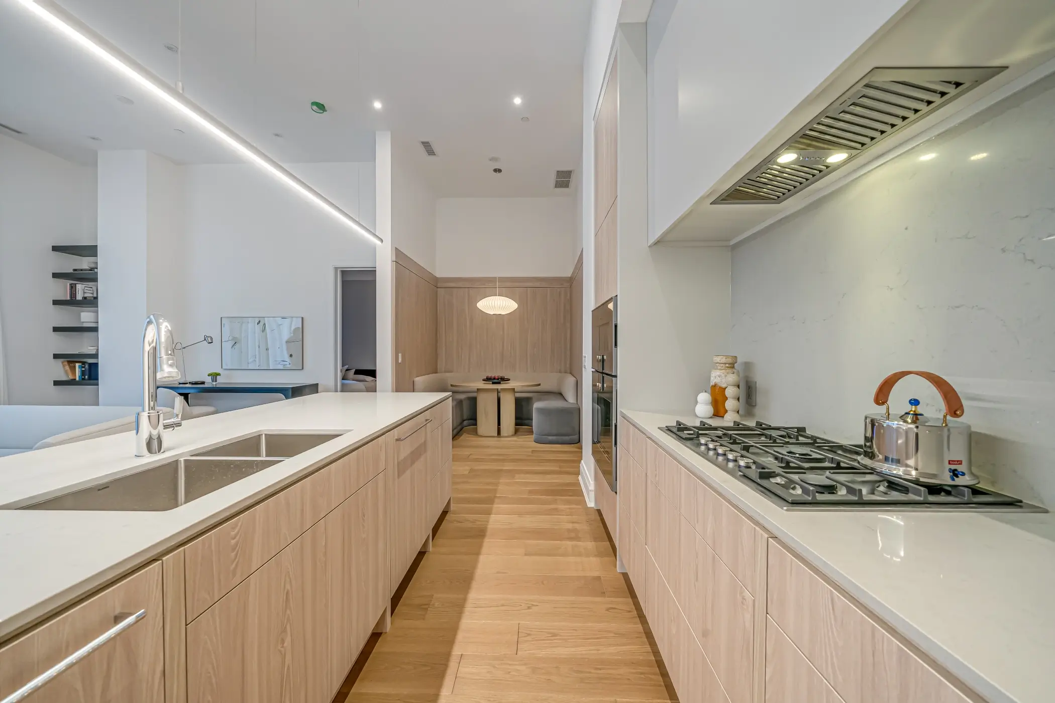 Fairbank — Natural Oak Modern Kitchen